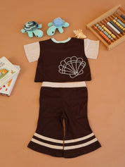 Bambino Flare Pants | Coco + Natural Cotton