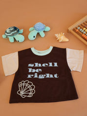 Oversized Kids Tee | Shell