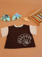 Oversized Kids Tee | Shell