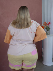 Morning Mantra Oversized Tee | Peachy