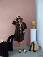 Lolly Smock Dress | Coco Linen