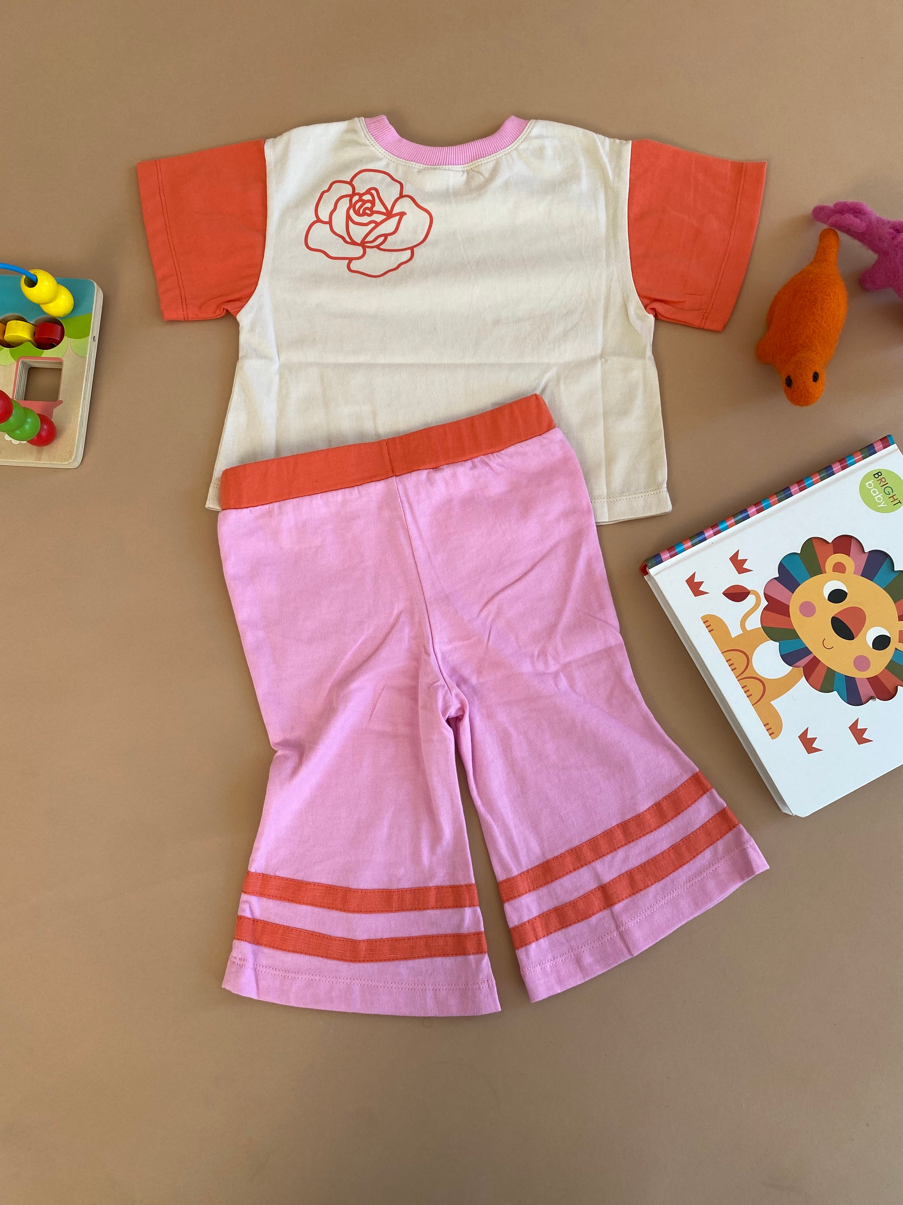 Bambino Flare Pants | Blossom + Rosey Cotton